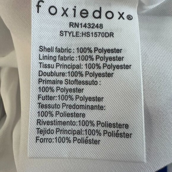 Foxiedox Womens Geometric Print Maxi Dress S Multicolor Spaghetti Straps Flowy - Picture 7 of 11